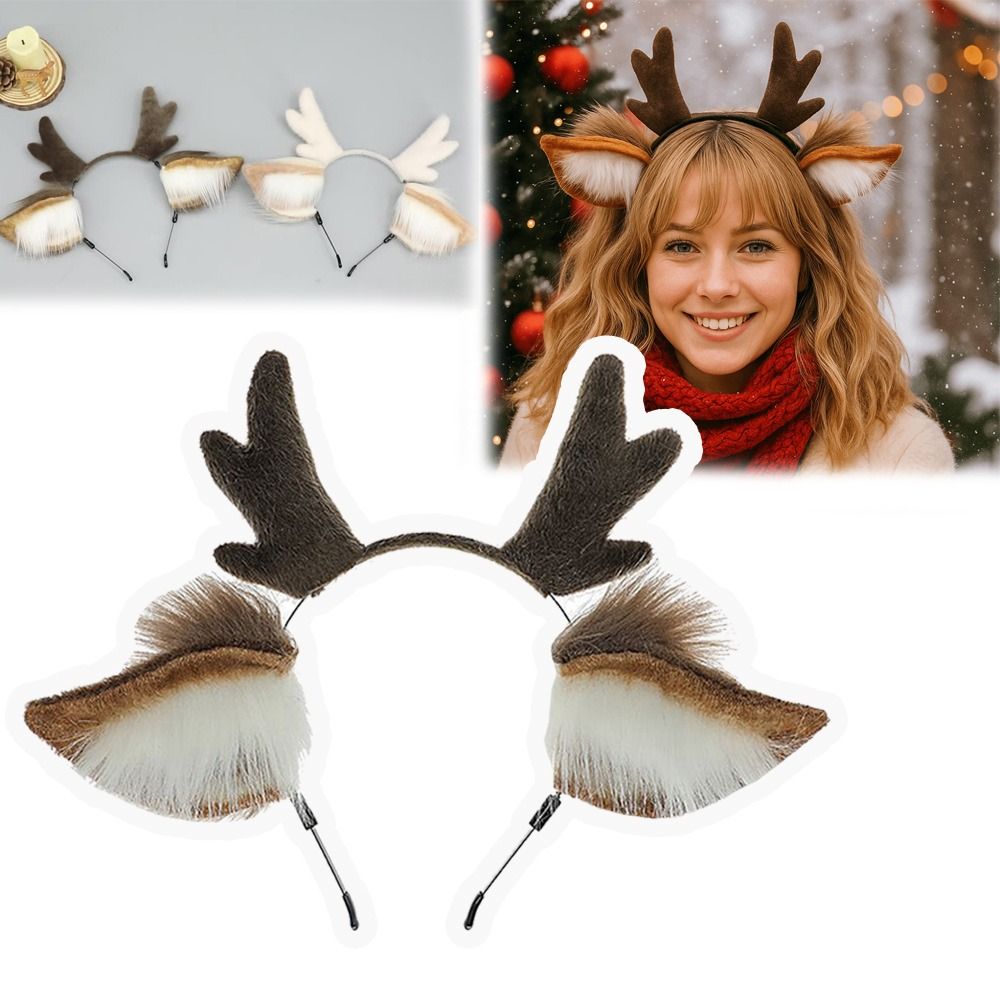 Reindeer Antlers Headband - Unisex hertenoren rendiergewei hoofdband schattig feest