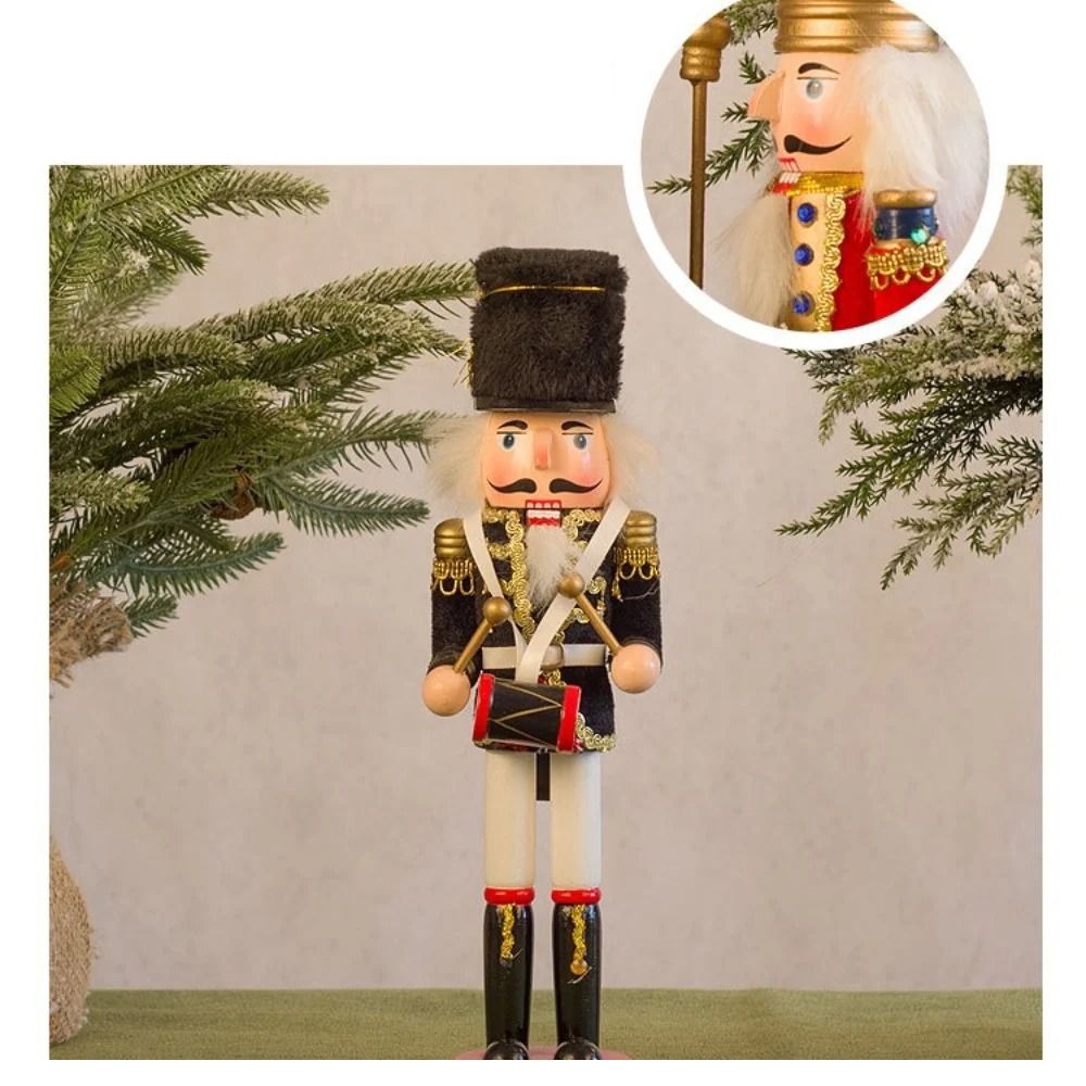 Nutcracker Figurine - Adventbenodigdheden Vintage Kerst Notenkraker Geschilderde Koning