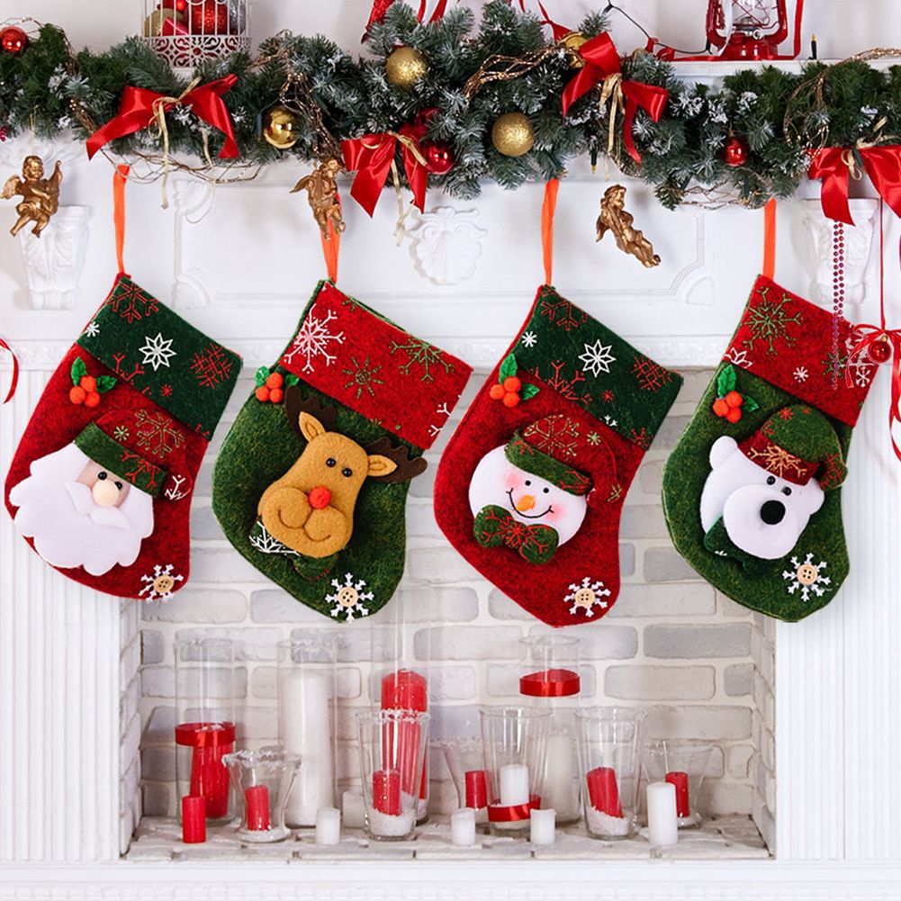 Christmas Stocking Hanging - Ornament Kerstsok Onderdelen Accessoire Decor Hangende