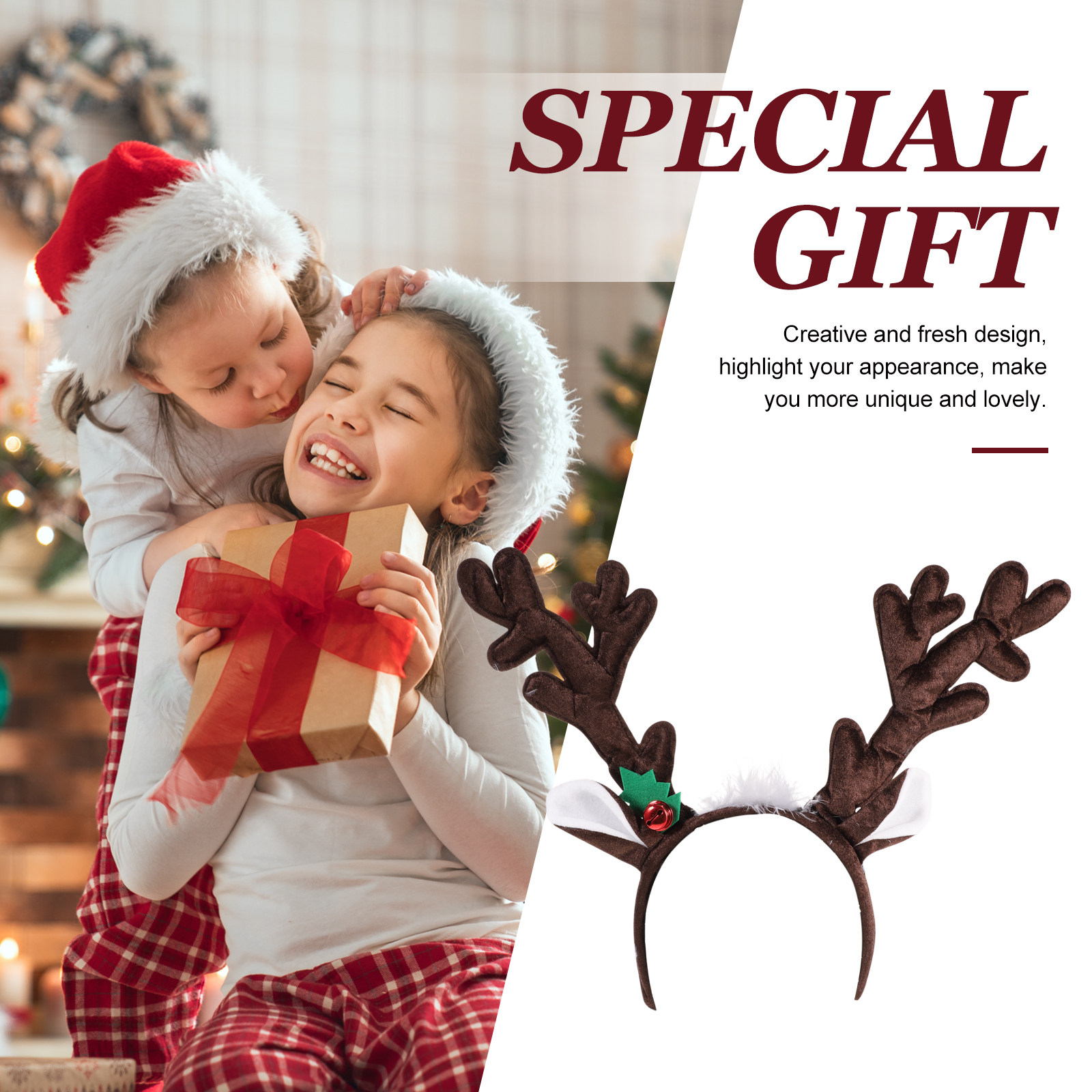 Rendiergewei hoofdband Kerstfe - Reindeer Antlers Headband recensie en prijs