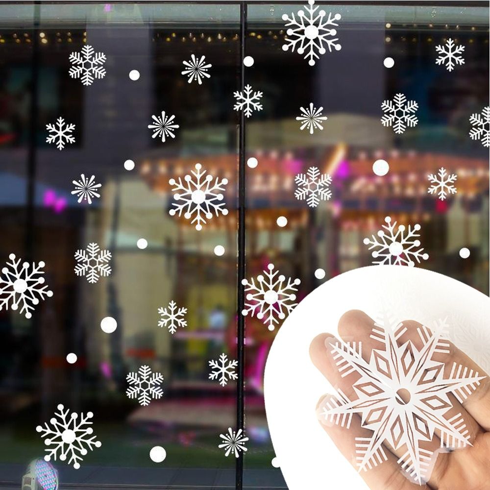 30 stks PVC Kerst Sneeuwvlokke - Snowflake Window Decal recensie en prijs