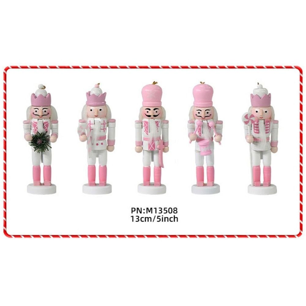 5PCS Macarone Poeder Kerst Not - Nutcracker Figurine recensie en prijs