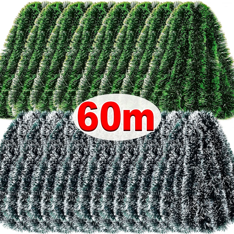 60/4m Kerst Klatergoud Linten  - Tinsel Garland Decoration recensie en prijs