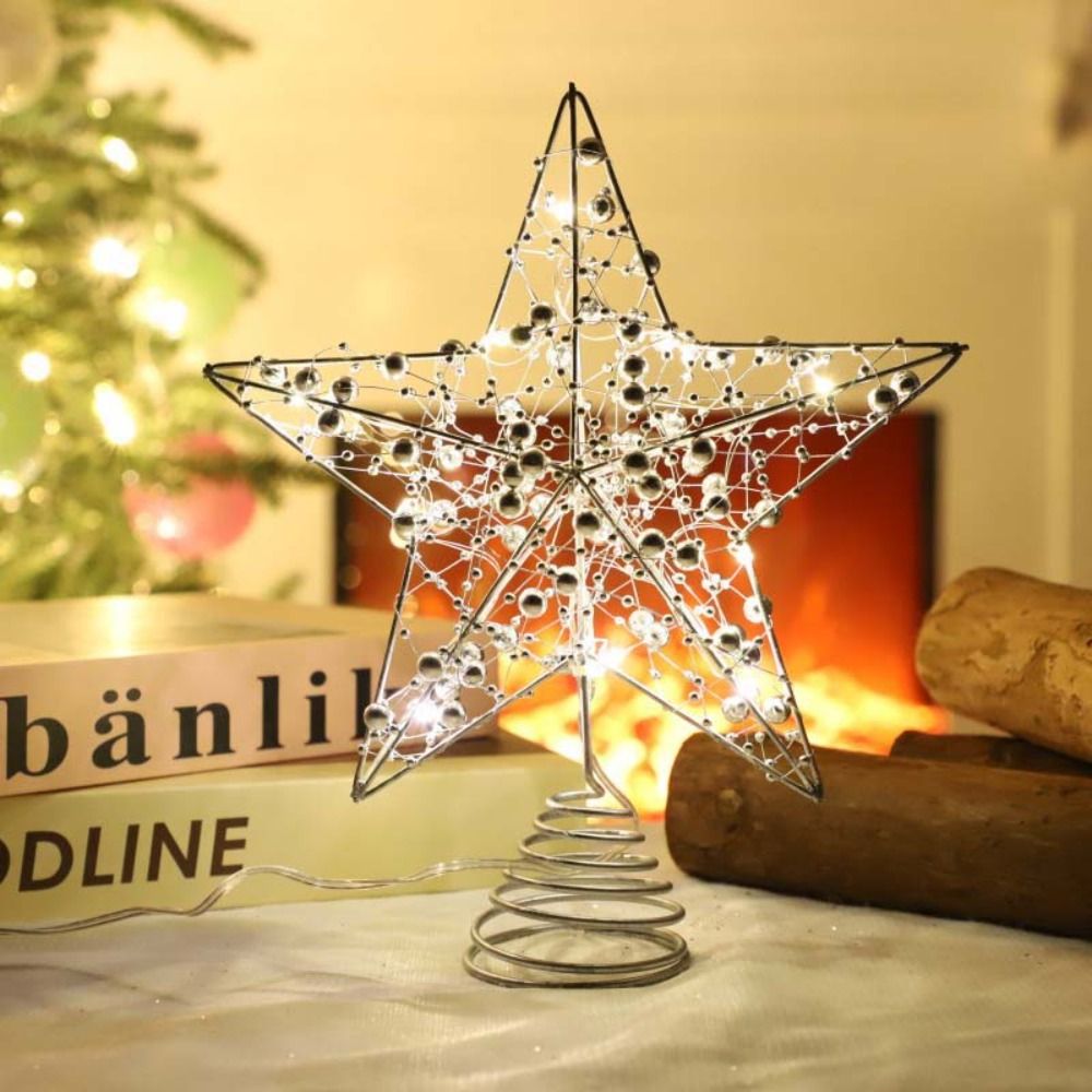 Goud/Zilver LED Kerstboom Topp - Star Tree Topper recensie en prijs