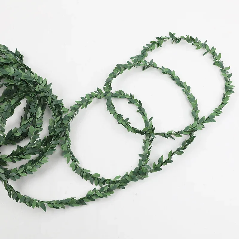 7 meter ijzerdraad groen blad  - Christmas Wreath Fake recensie en prijs