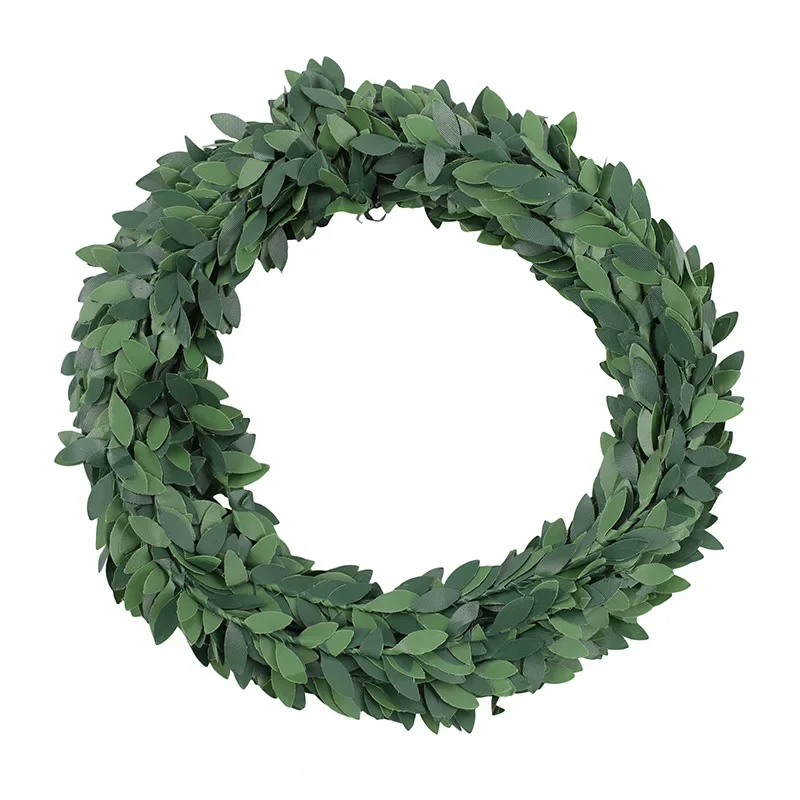 7 meter ijzerdraad groen blad  - Christmas Wreath Fake recensie en prijs