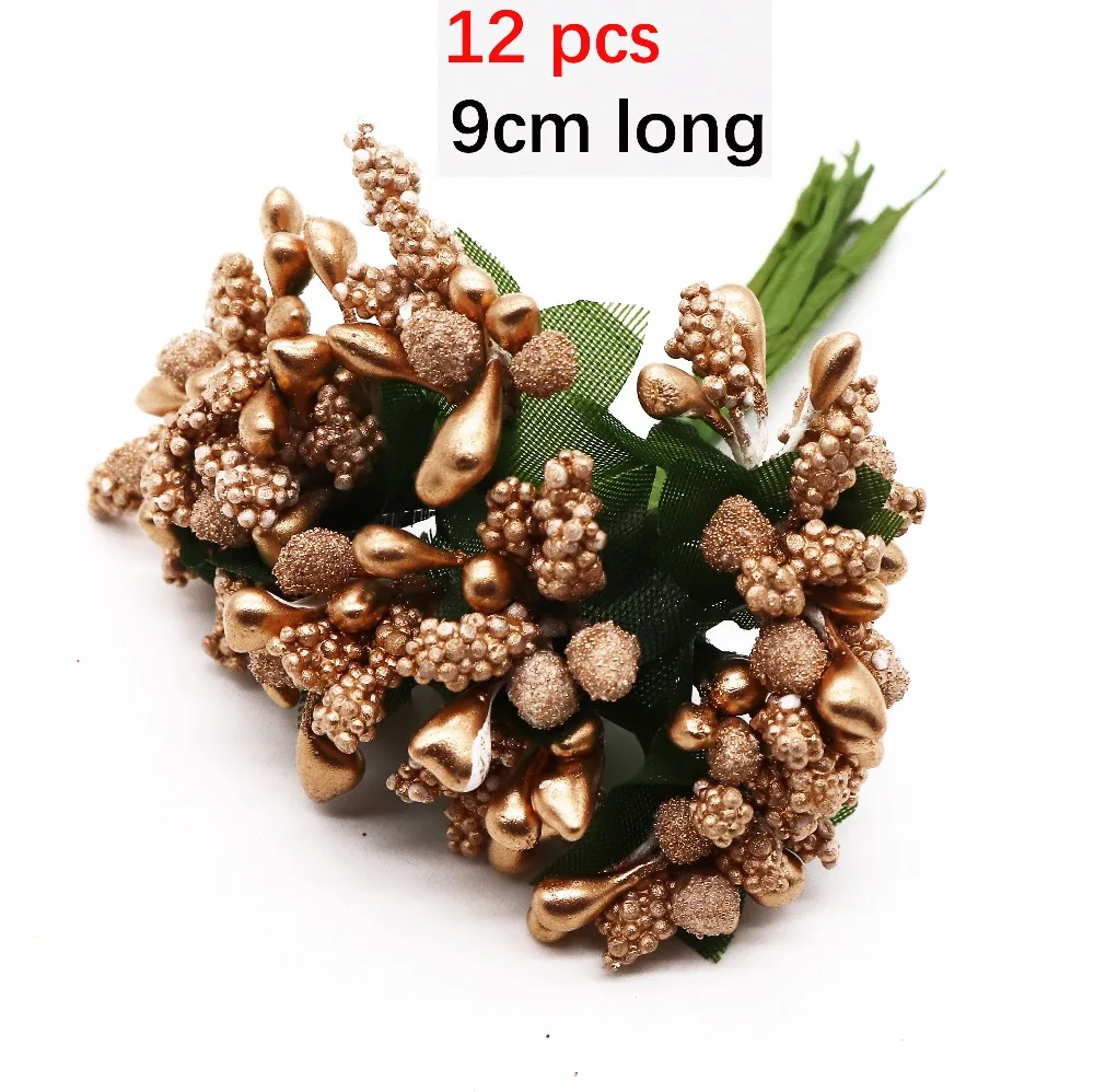 6/10/12/20/24/200pcs Goud Geme - Christmas Wreath Fake recensie en prijs