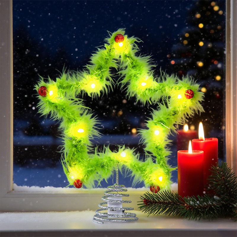 Pluche vijfpuntige ster Twisty - Star Tree Topper recensie en prijs