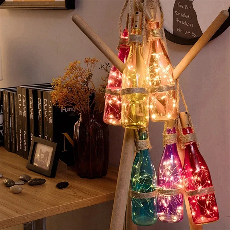 6 stks 20led Wijnfles met Kurk - Led Fairy String Lights recensie en prijs