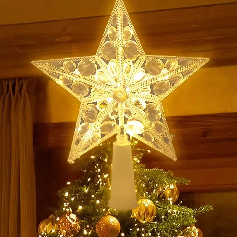 Gloeiende kerstboomtopper van  - Star Tree Topper recensie en prijs
