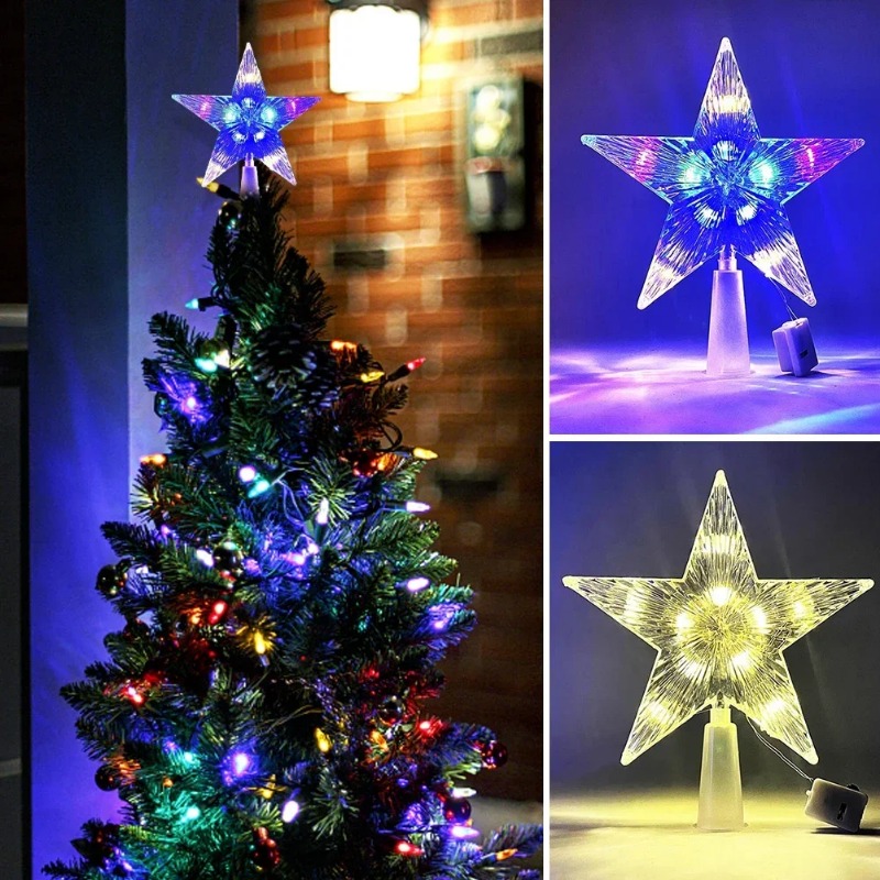 Gloeiende kerstboomtopper van  - Star Tree Topper recensie en prijs