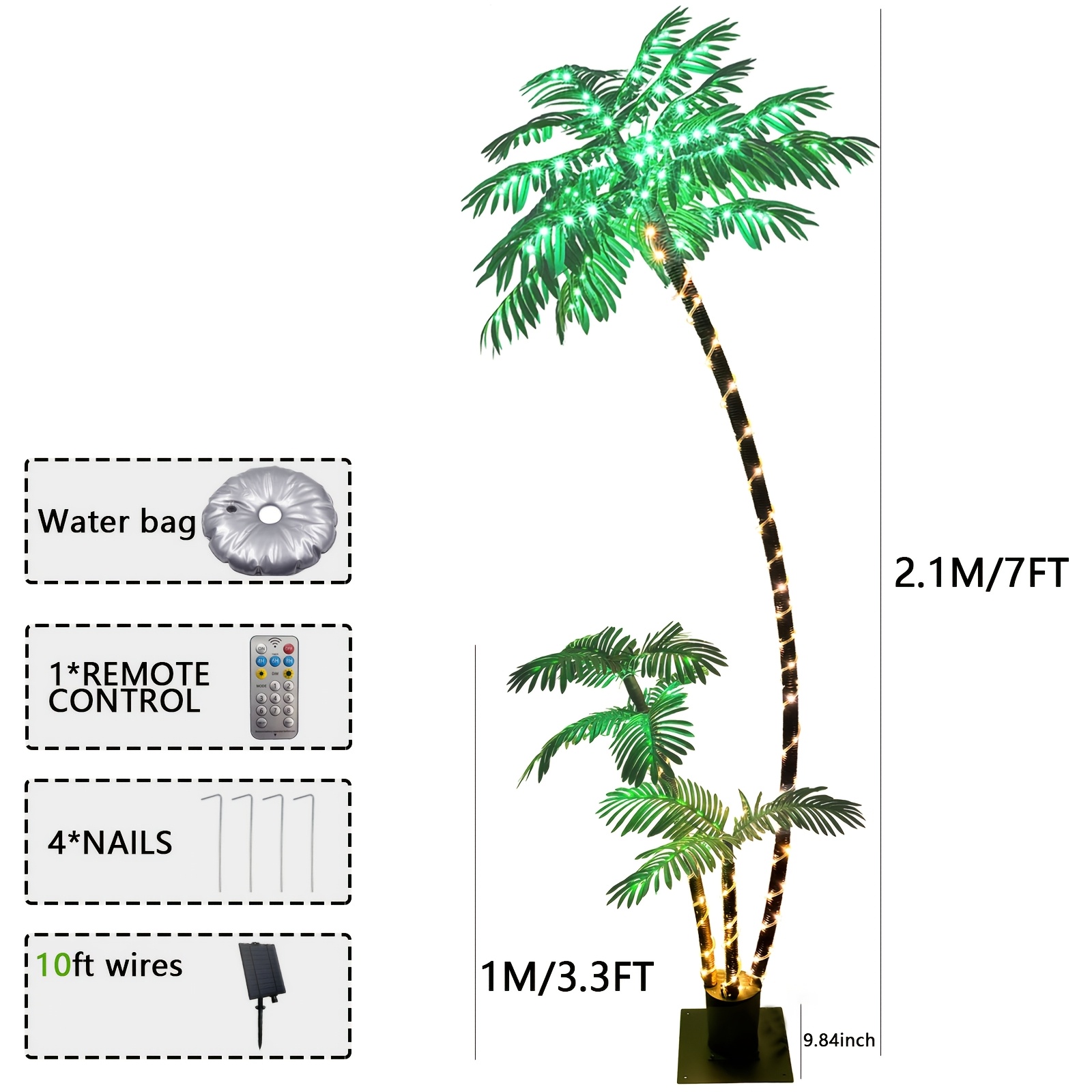 7ft zonne-verlichte kunstmatig - Christmas Tree Artificial recensie en prijs