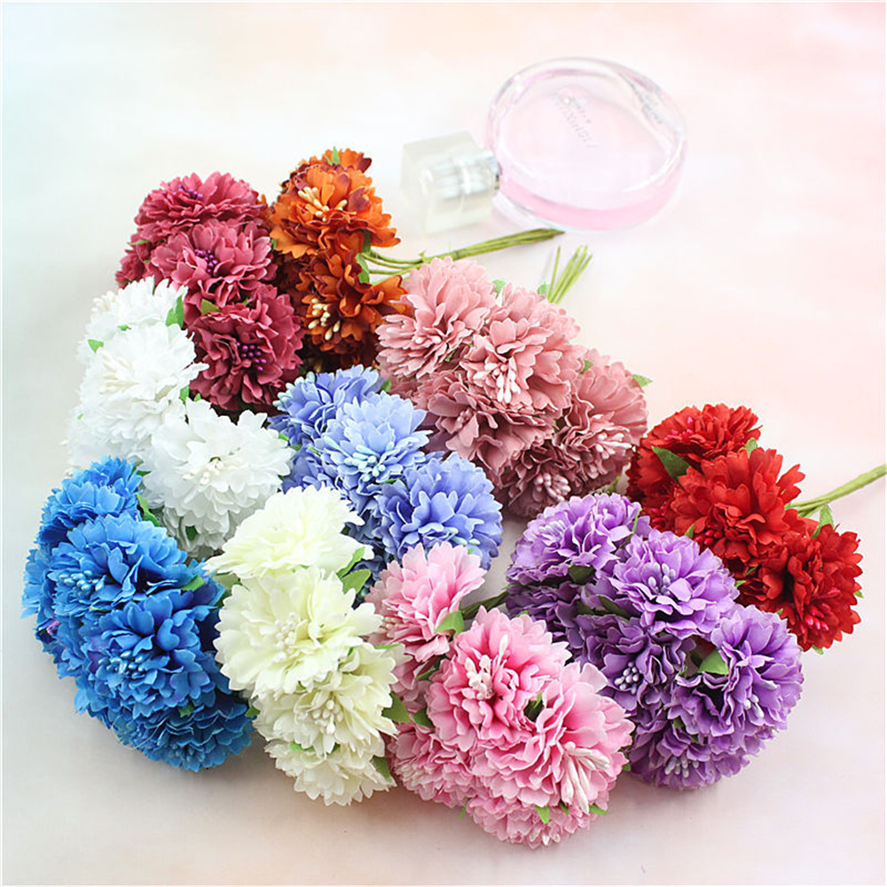 18 STKS Kunstbloemen Boeket Me - Christmas Wreath Fake recensie en prijs