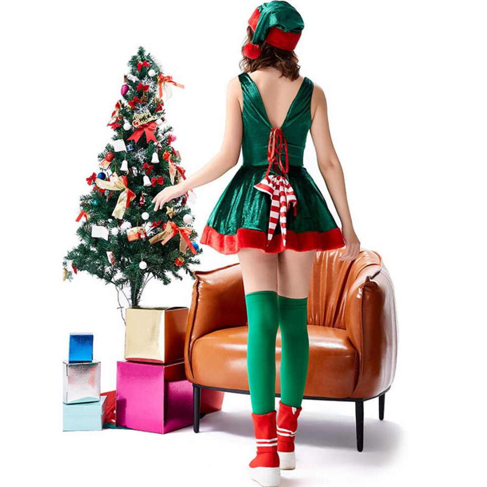 Volwassen Elf Kerstman Cosplay - Elf Costume Christmas recensie en prijs