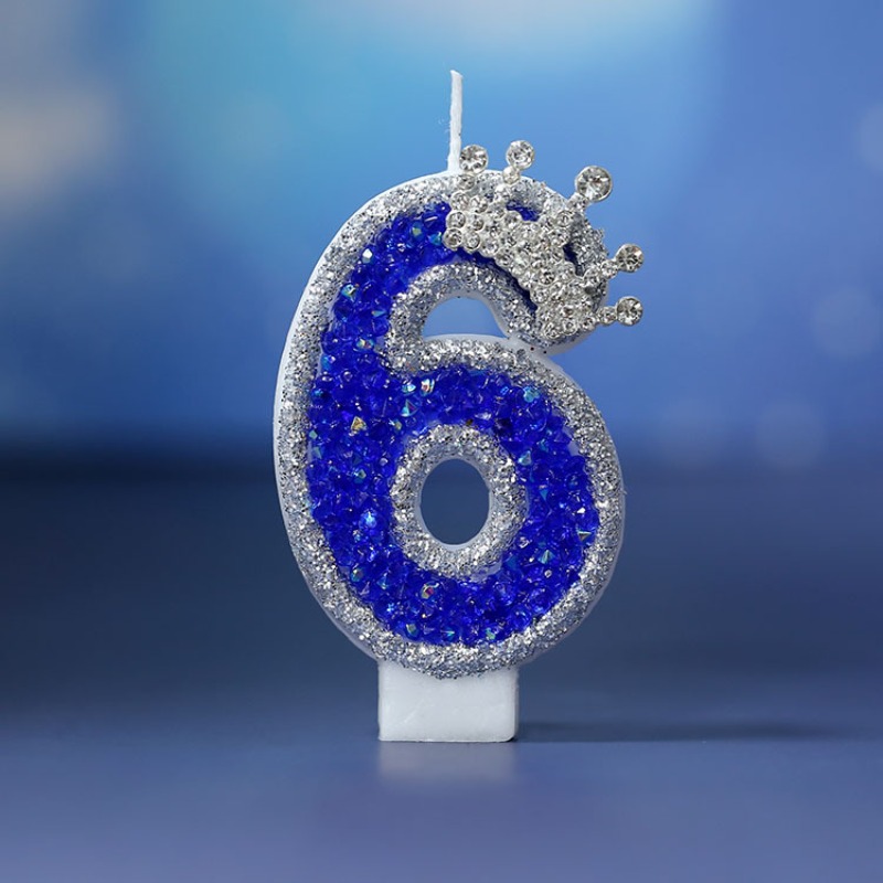 Blue Crown verjaardagskaars 0- - Holiday Candle Set recensie en prijs