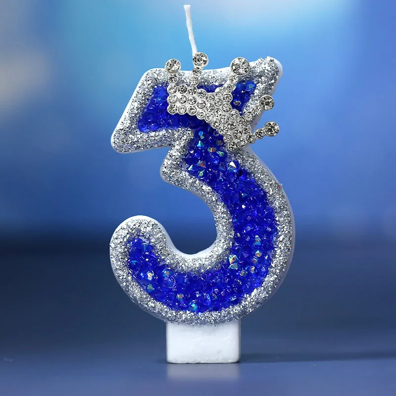 Blue Crown verjaardagskaars 0- - Holiday Candle Set recensie en prijs
