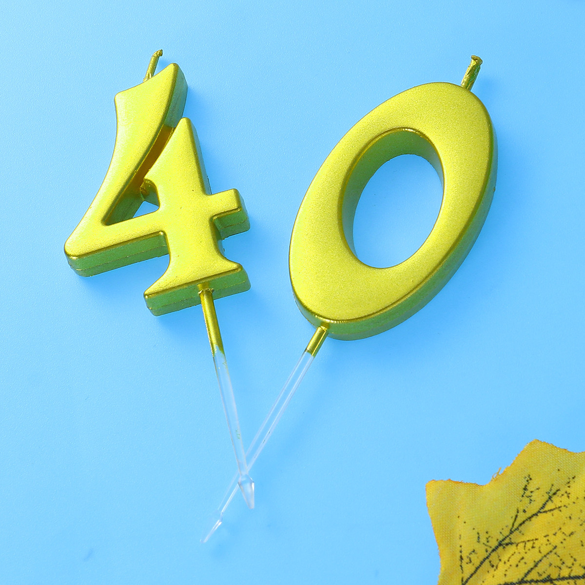 2 stuks 40 verjaardagsnummerka - Holiday Candle Set recensie en prijs