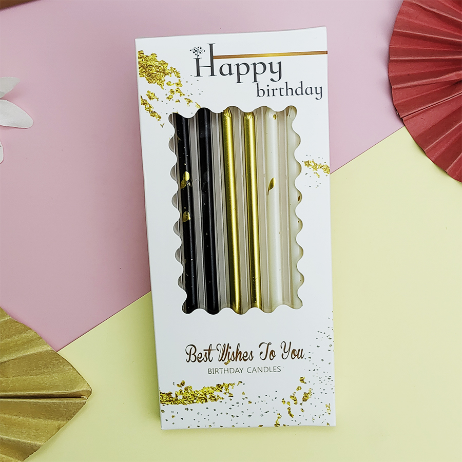 6 Stuks Kaarsen Happy Birthday - Holiday Candle Set recensie en prijs
