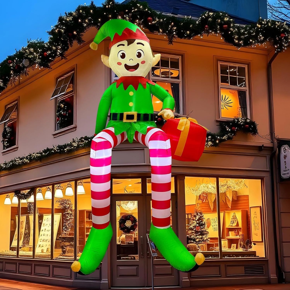 8FT Kerst Opblaasbaar Zitten E - Christmas Lights Outdoor recensie en prijs
