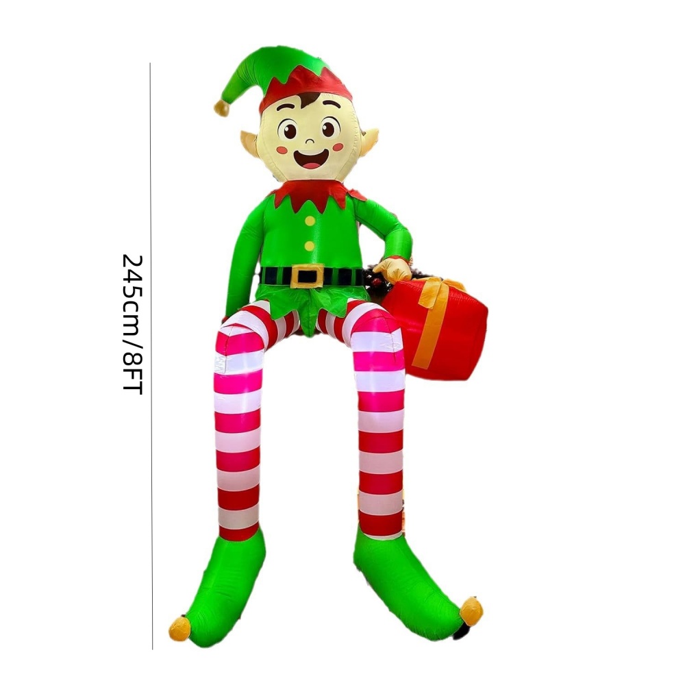 8FT Kerst Opblaasbaar Zitten E - Christmas Lights Outdoor recensie en prijs