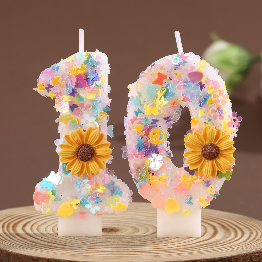 Zonnebloem Nummerkaarsen 0-9 K - Holiday Candle Set recensie en prijs