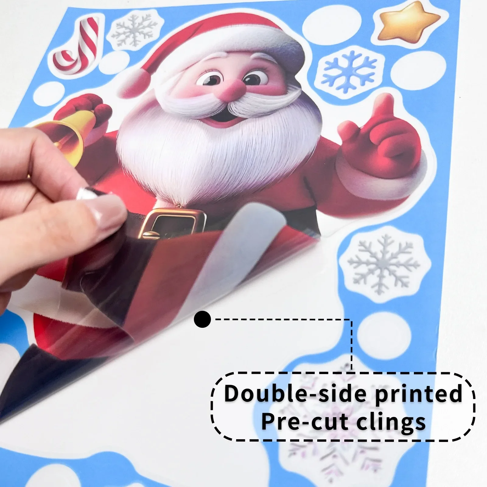 Kerst raamstickers Gingerbread - Snowflake Window Decal recensie en prijs