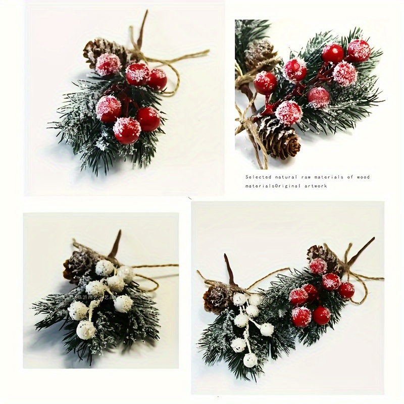 12 stuks Kerst Pine Picks Kuns - Christmas Tree Artificial recensie en prijs