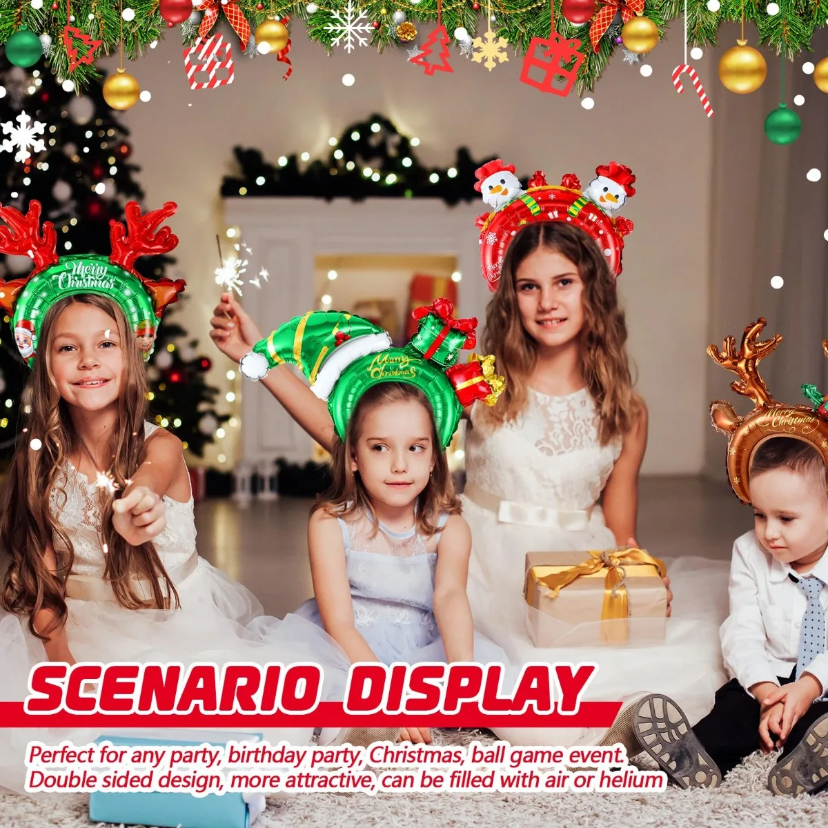 Kerst Opblaasbare Hoofdbanden  - Reindeer Antlers Headband recensie en prijs