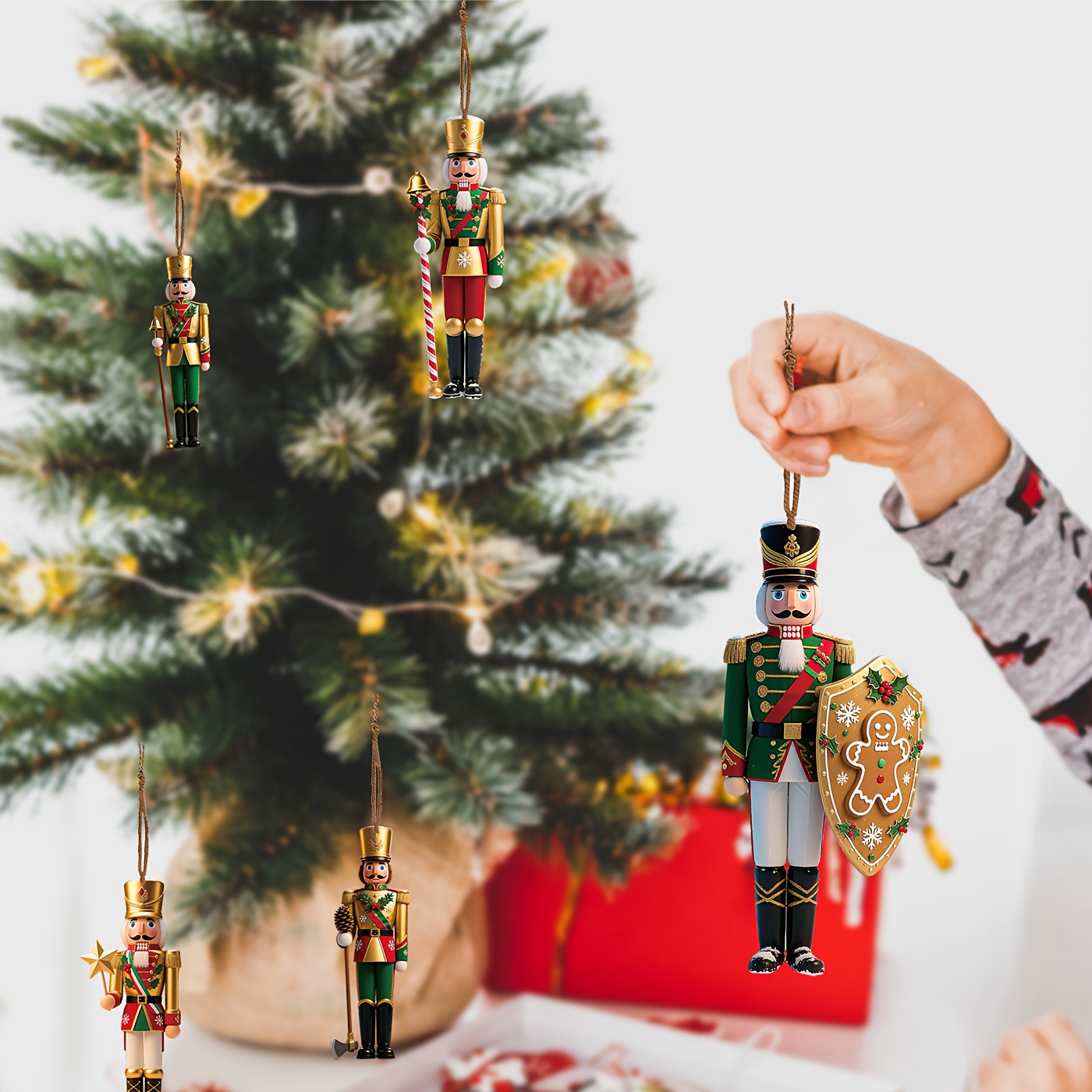 12 Stuks 2D Platte Houten Kers - Nutcracker Figurine recensie en prijs