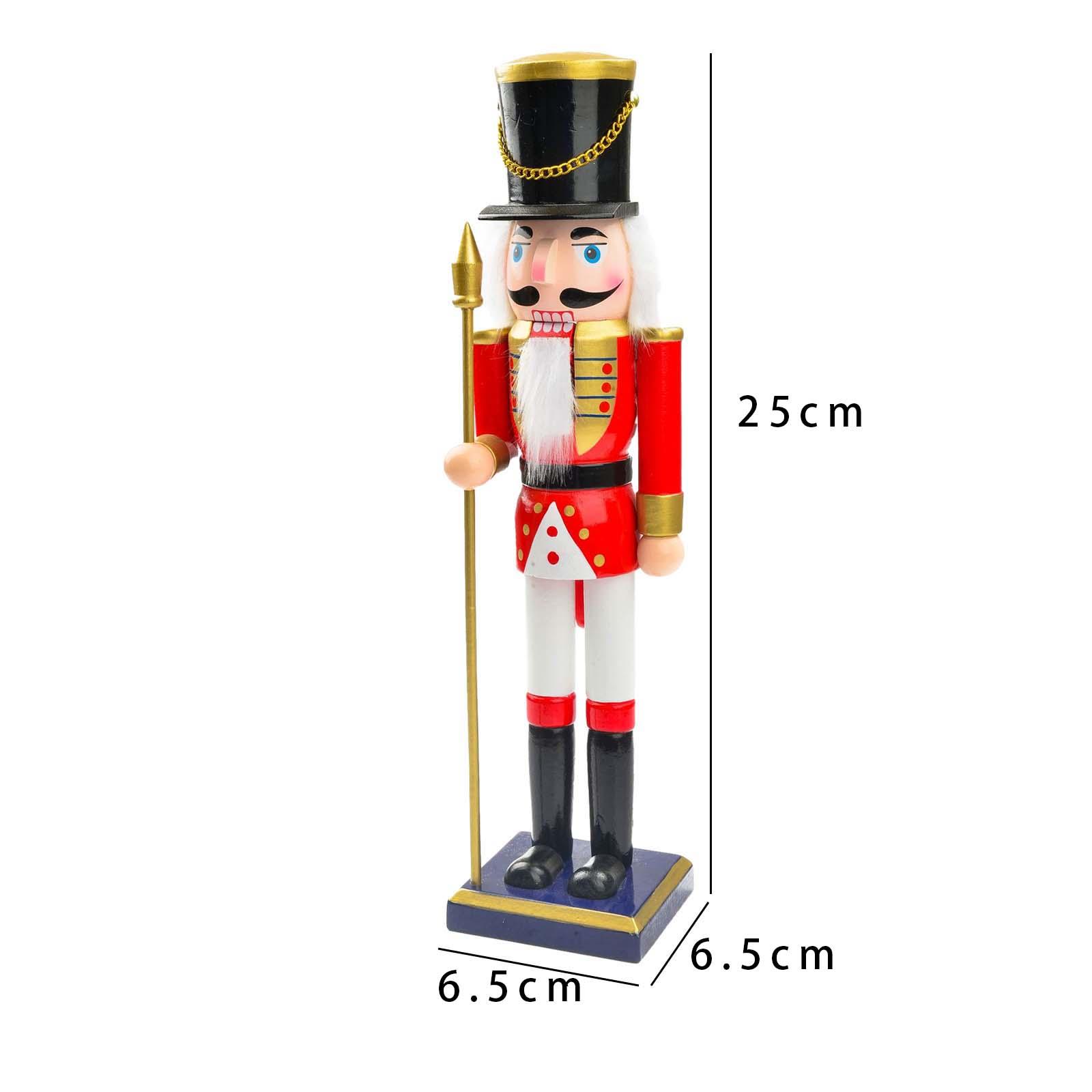 25 cm houten kerstnootkrakerbe - Nutcracker Figurine recensie en prijs