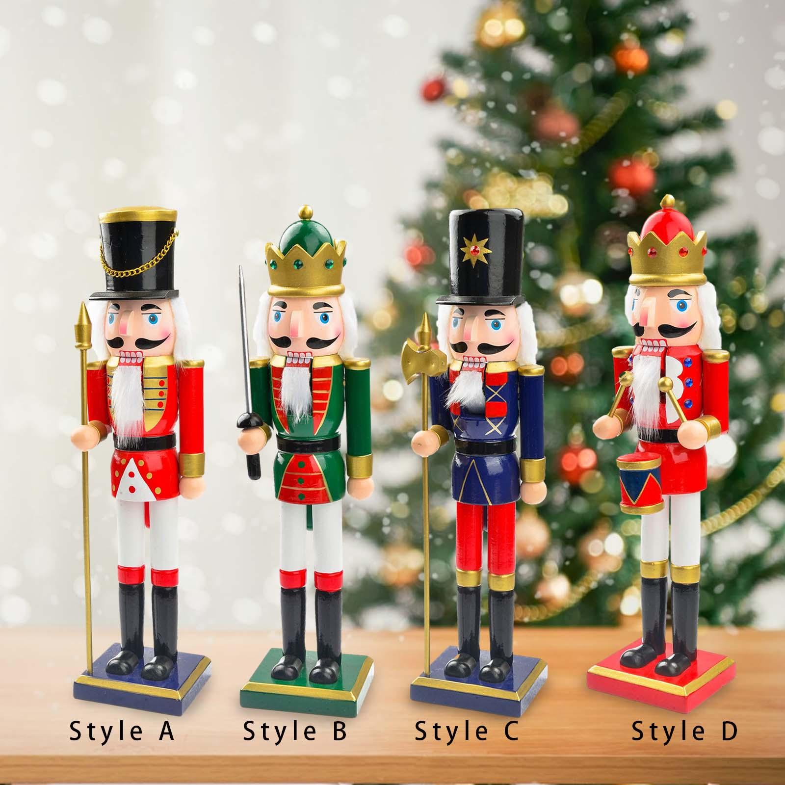 25 cm houten kerstnootkrakerbe - Nutcracker Figurine recensie en prijs