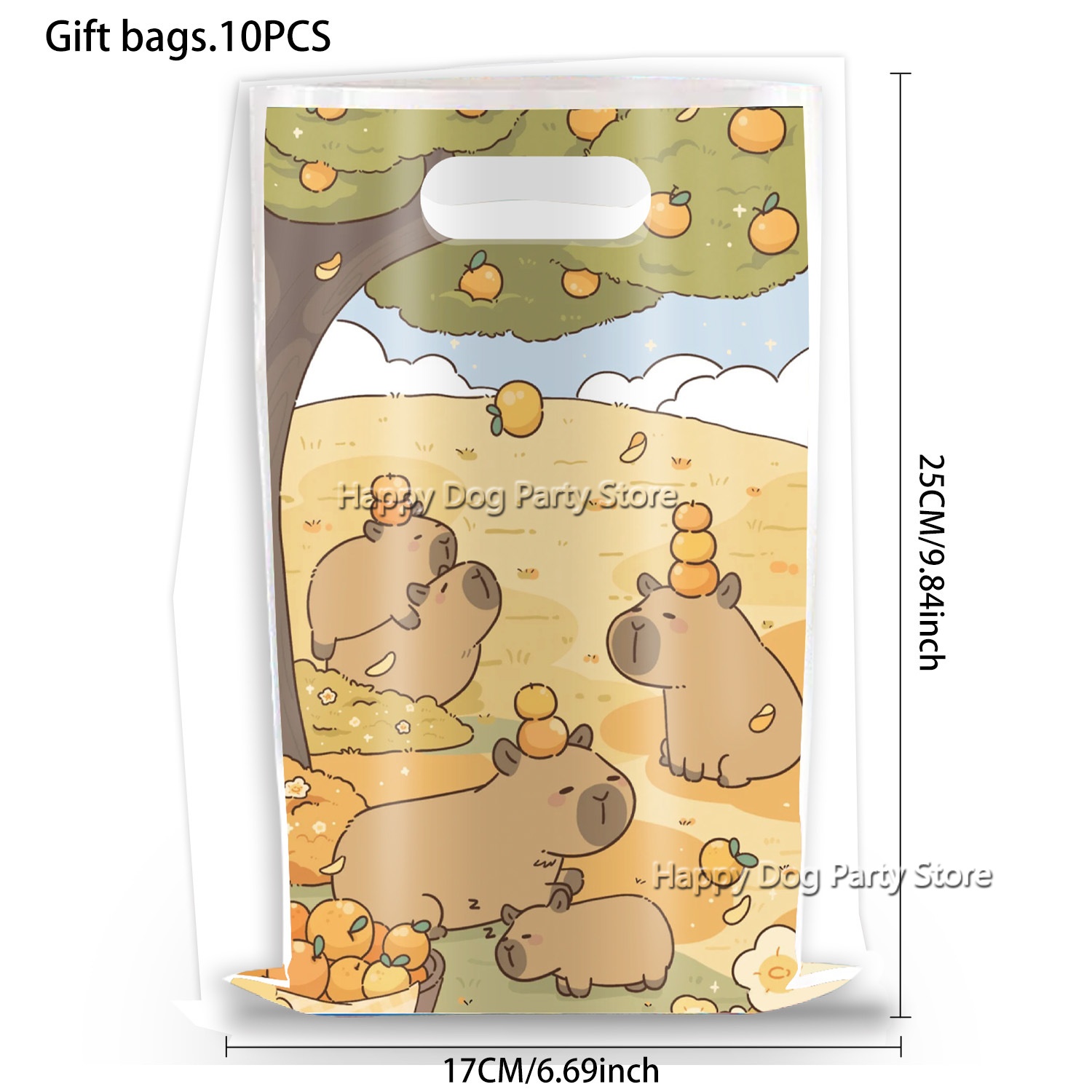 Cartoon Capibara Feestartikele - Gift Box Wrap Set recensie en prijs