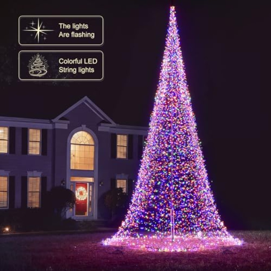 Buiten vlaggenmast LED kerstbo - Christmas Lights Outdoor recensie en prijs
