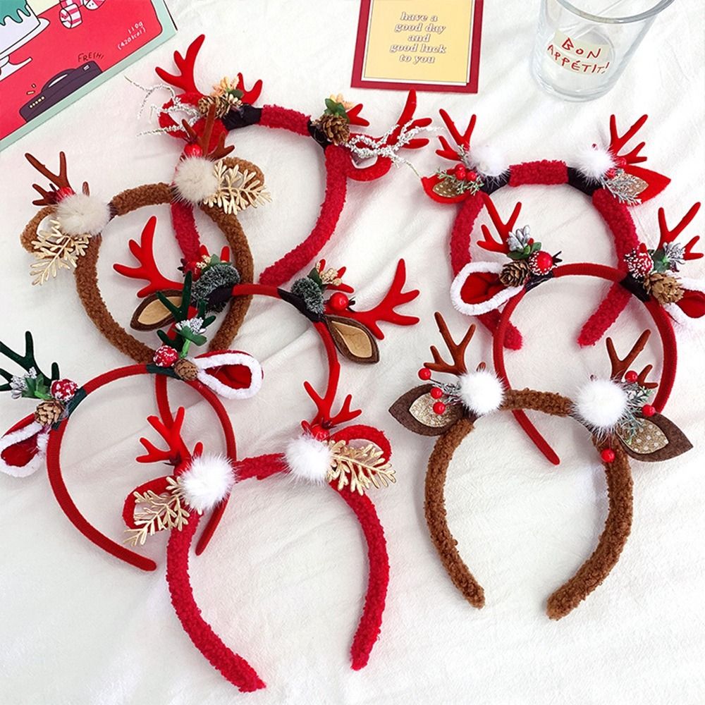 Kerstdecoratie Kerst hoofdband - Reindeer Antlers Headband recensie en prijs