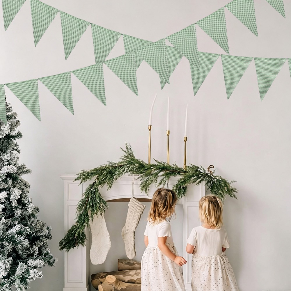 Saliegroen witte fijn geruite  - Christmas Throw Blanket recensie en prijs
