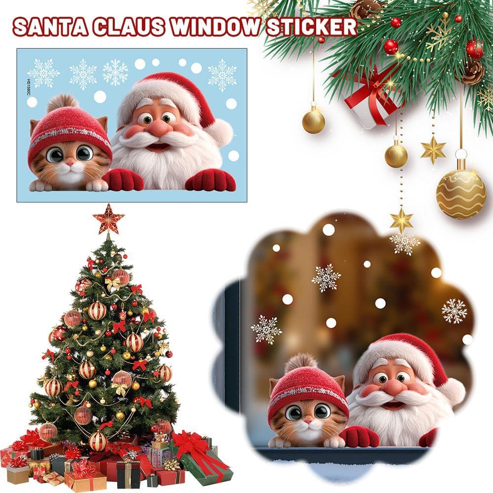 2 stks Kerst Raam Kleeft Stick - Snowflake Window Decal recensie en prijs