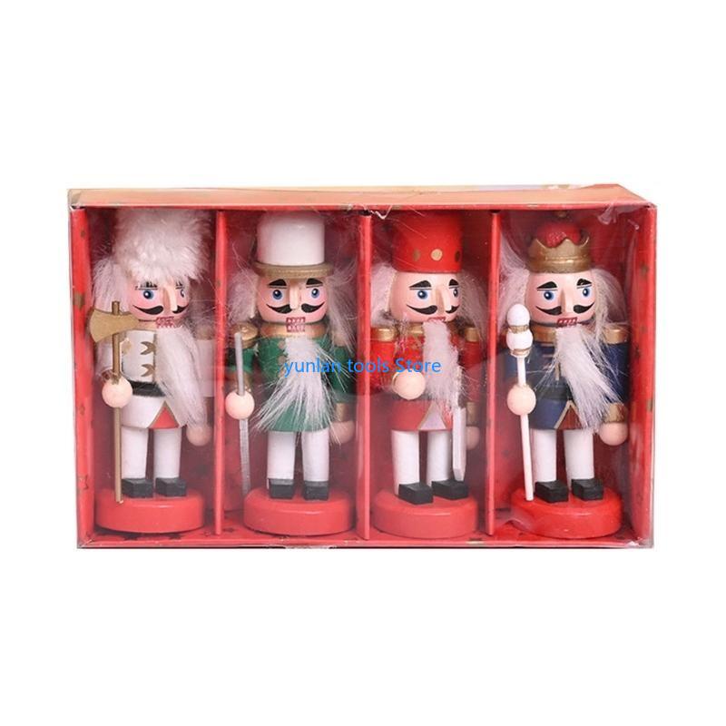 50 pond 4 stcs houten notenkra - Nutcracker Figurine recensie en prijs