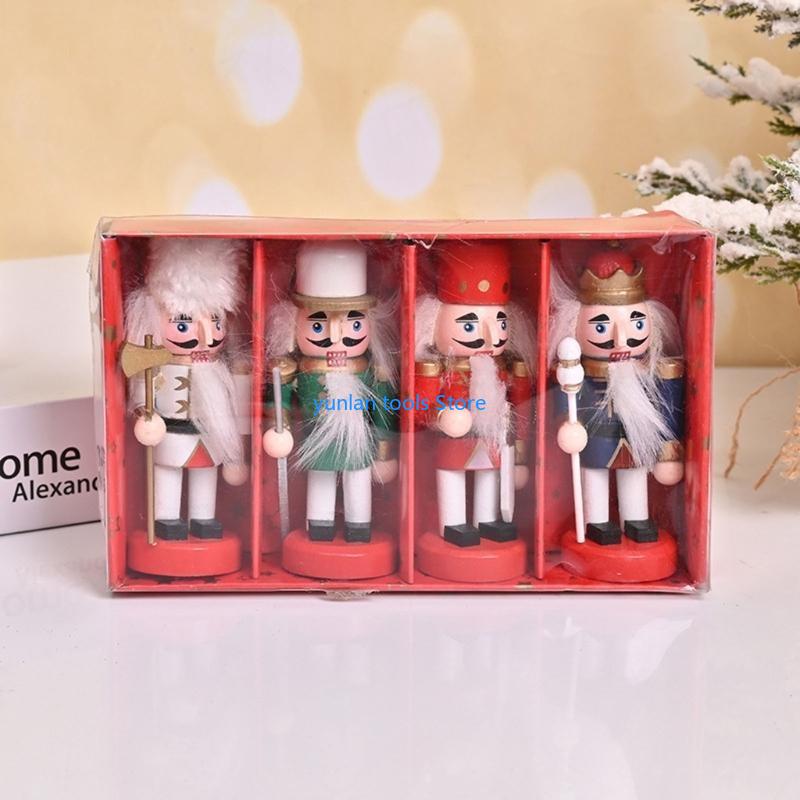 50 pond 4 stcs houten notenkra - Nutcracker Figurine recensie en prijs