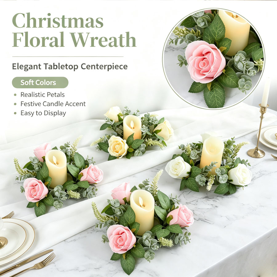 Kunstmatige rozenkransvormige  - Christmas Wreath Fake recensie en prijs