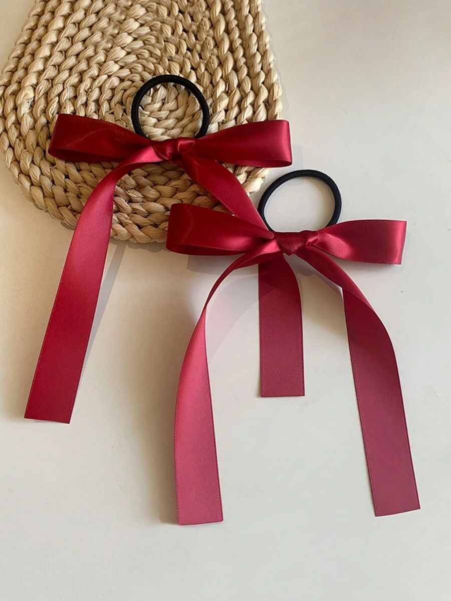 2 stks/set damesmode meerkleur - Ribbon Bow Gift recensie en prijs