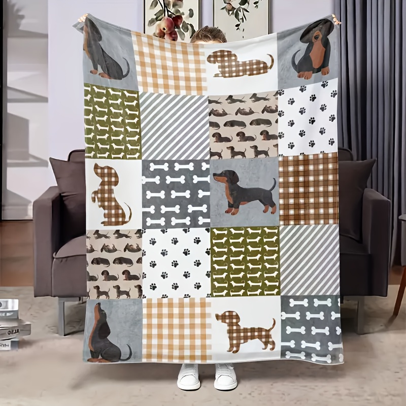 Leuke Kerst Teckel Hondendeken - Christmas Throw Blanket recensie en prijs