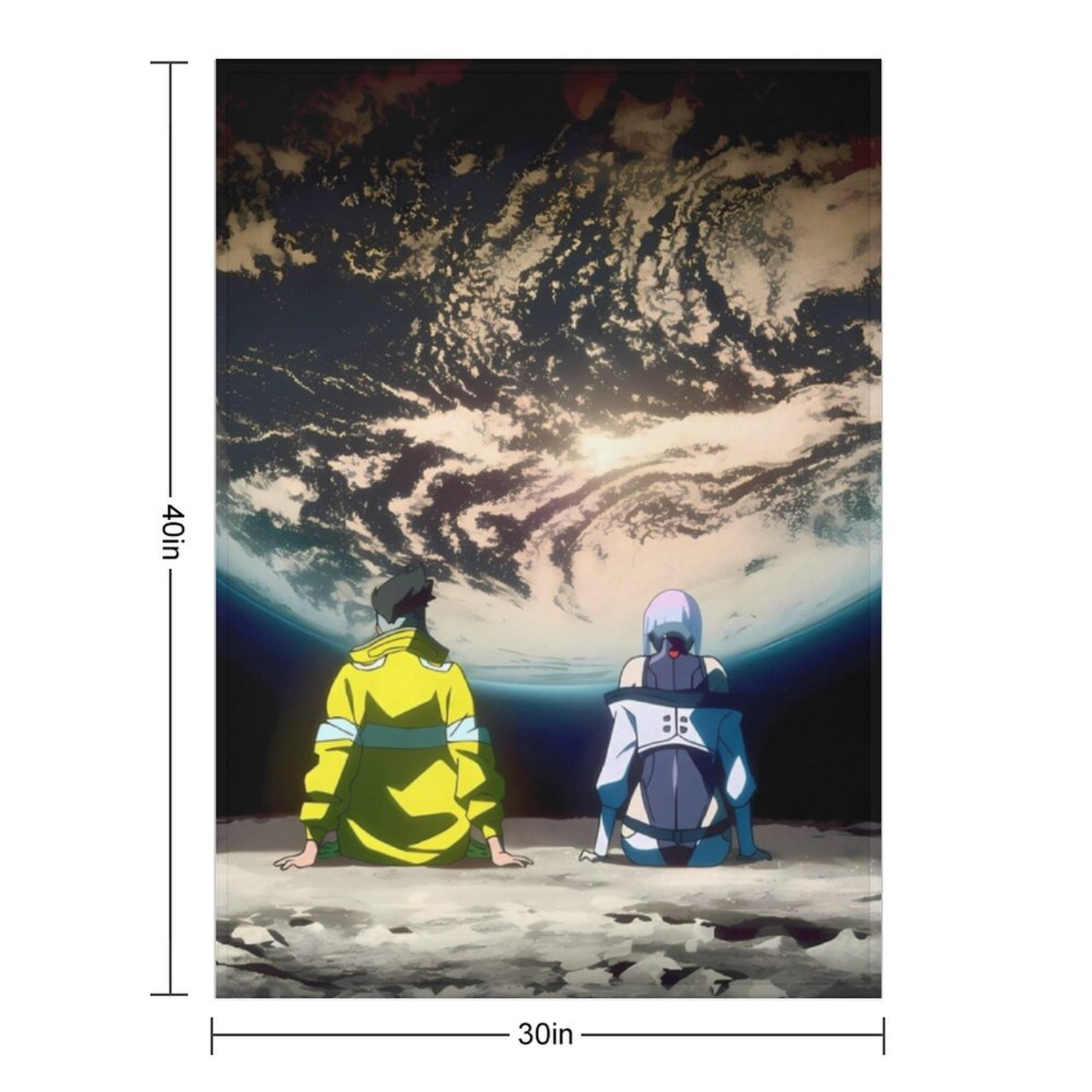 Cyberpunk EdgeRunners Moon Luc - Christmas Throw Blanket recensie en prijs