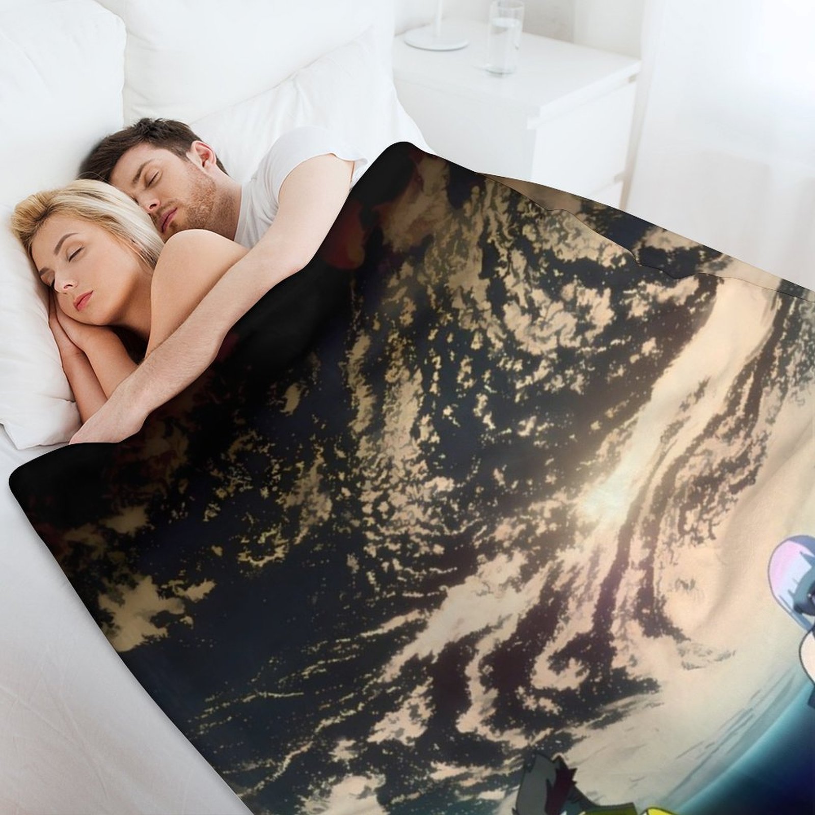 Cyberpunk EdgeRunners Moon Luc - Christmas Throw Blanket recensie en prijs